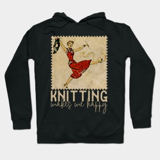 Vintage 1950s Knitting Hoodie